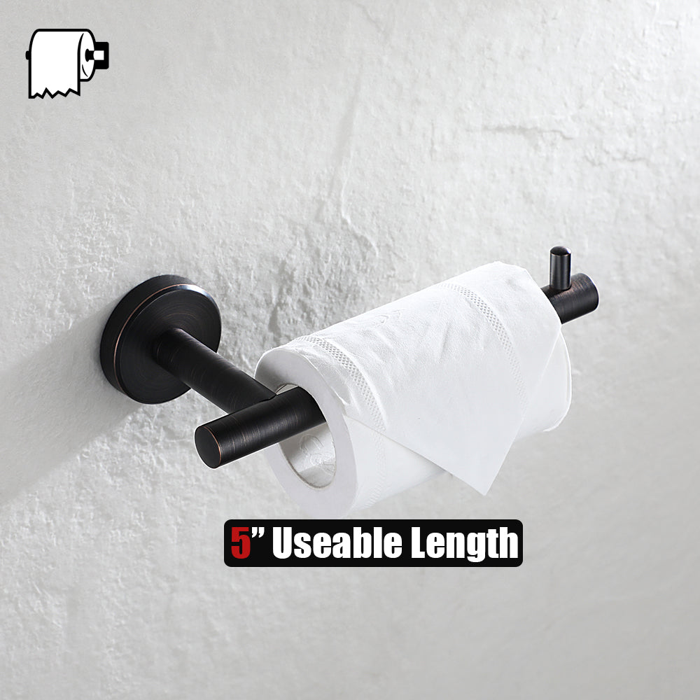 JQK Toilet Paper Holder Oil Rubbed Bronze, 5 Inch 304 Stainless Steel Thick  0.8mm Tissue