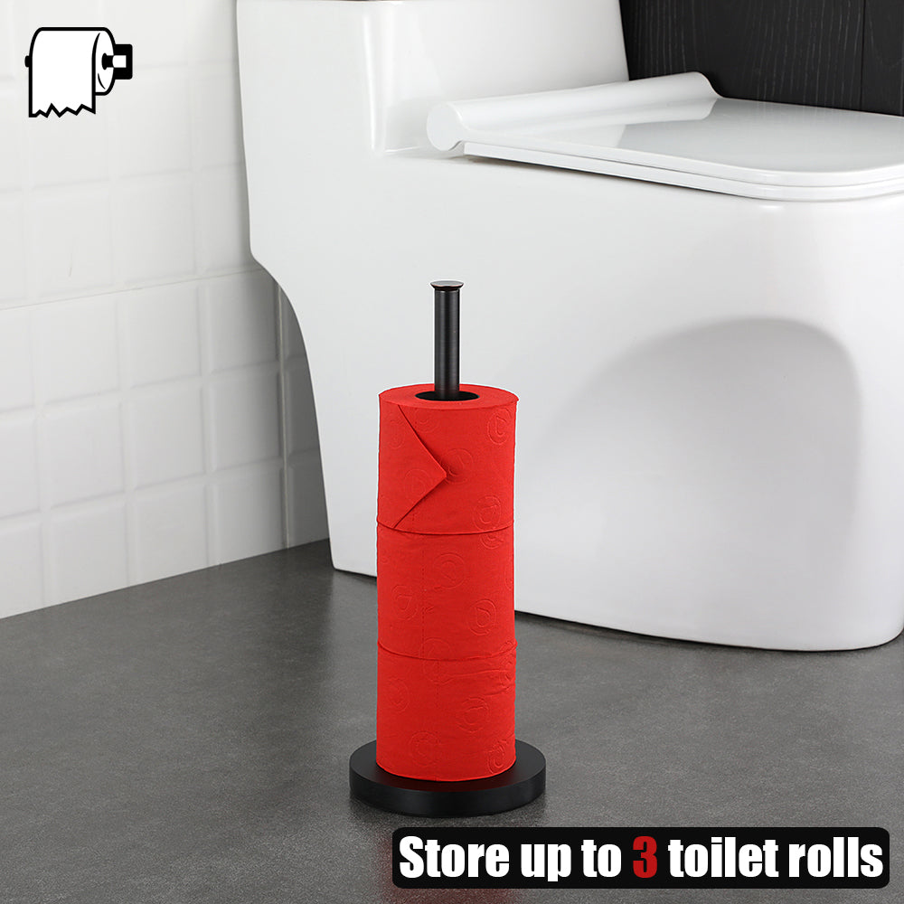 Scroll Collection Freestanding Dispensing Toilet Paper Holder, Bronze |  BATH ORGANIZATION | SHOP HOME BASICS