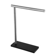 Load image into Gallery viewer, JQK Hand Towel Holder Stand Brushed, Modern Tree Rack Free Standing for Countertop with 12 Inch Bar, 304 Stainless Steel Thicken 0.8mm, HTT170-BN