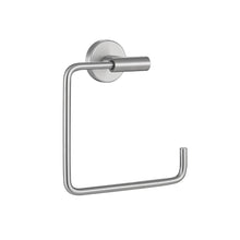 Load image into Gallery viewer, JQK Towel Ring, Stainless Steel Square Ring Towel Holder for Bathroom, 6 Inch Brushed Finished Wall Mount, TR140-BN